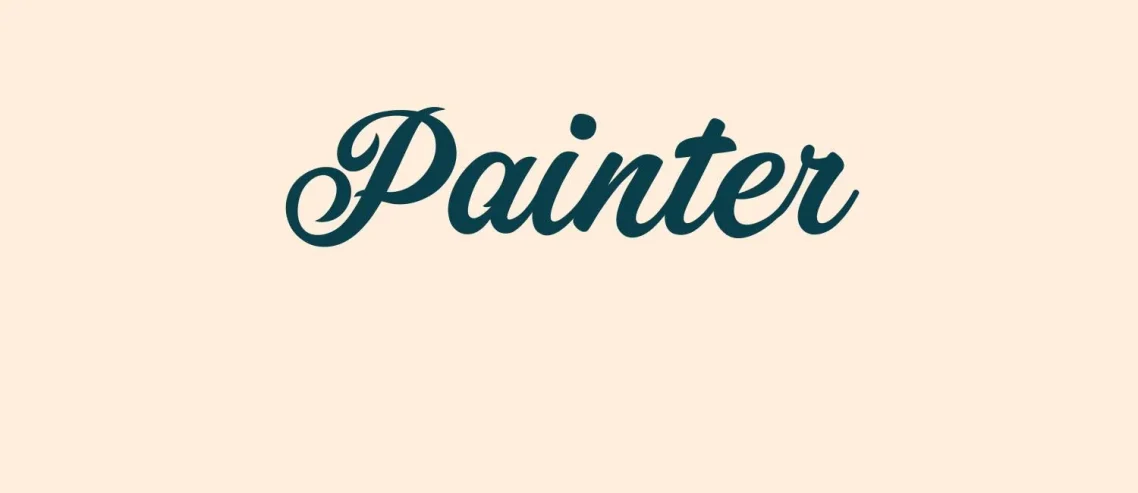 Painter Font