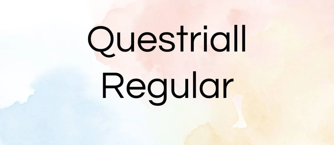 Questrial Regular Font