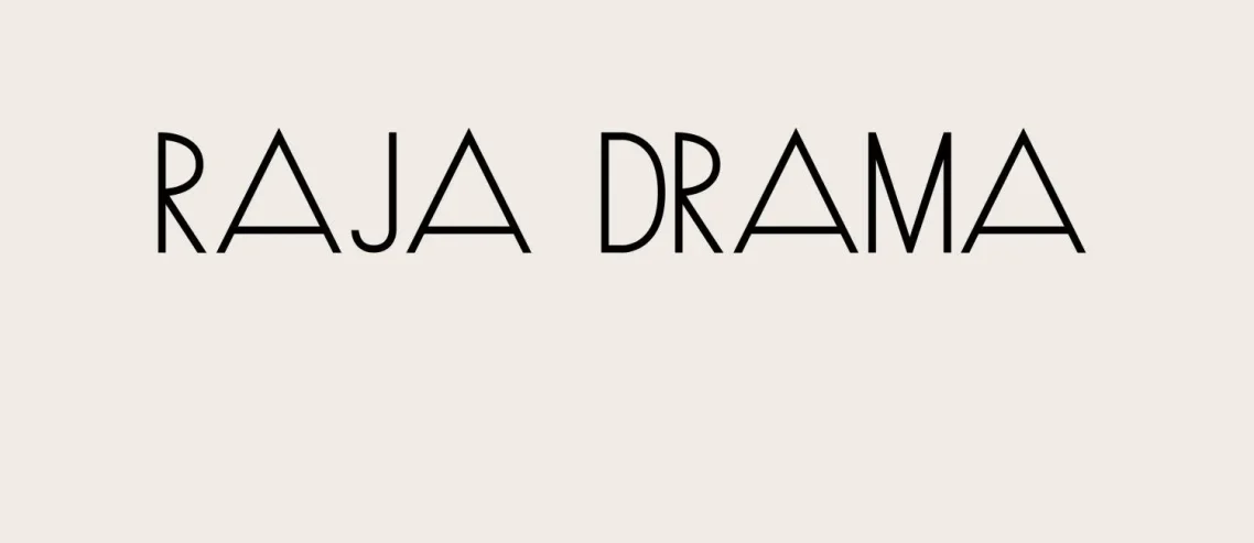 Raja Drama Font