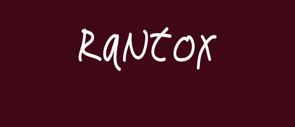 Rantox Typeface Font
