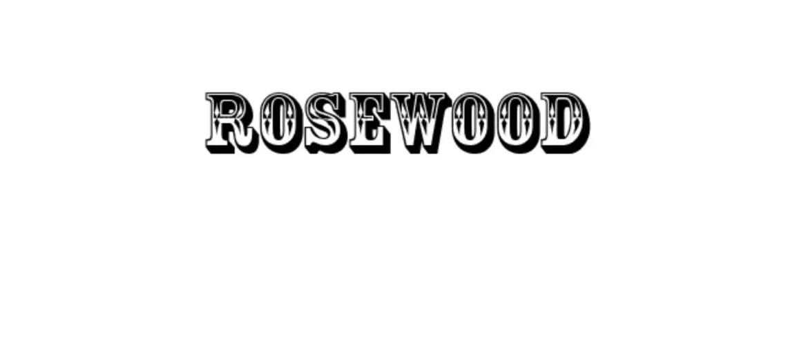 Rosewood Font
