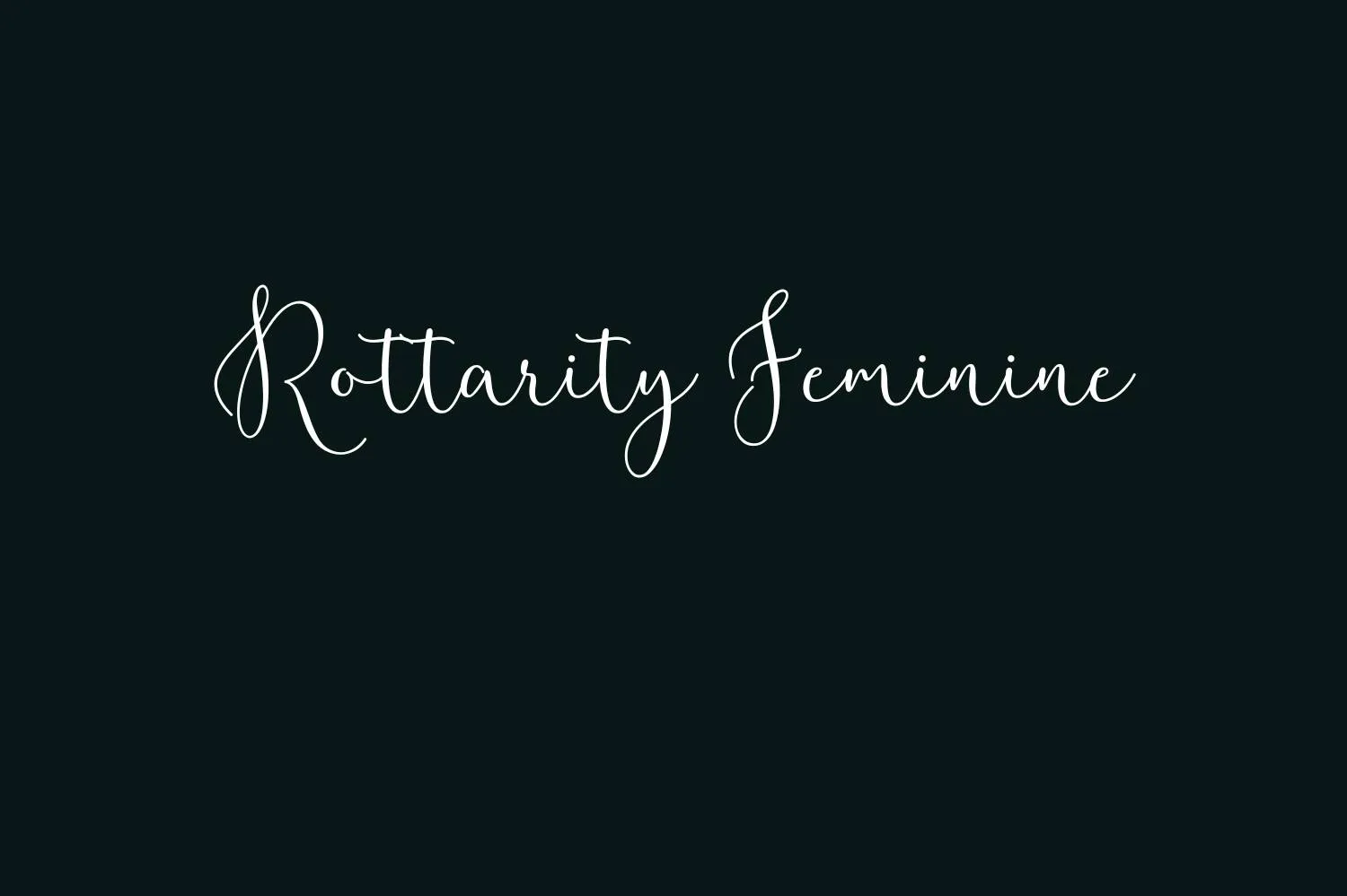 Rottarity Feminine Script Font Free Download