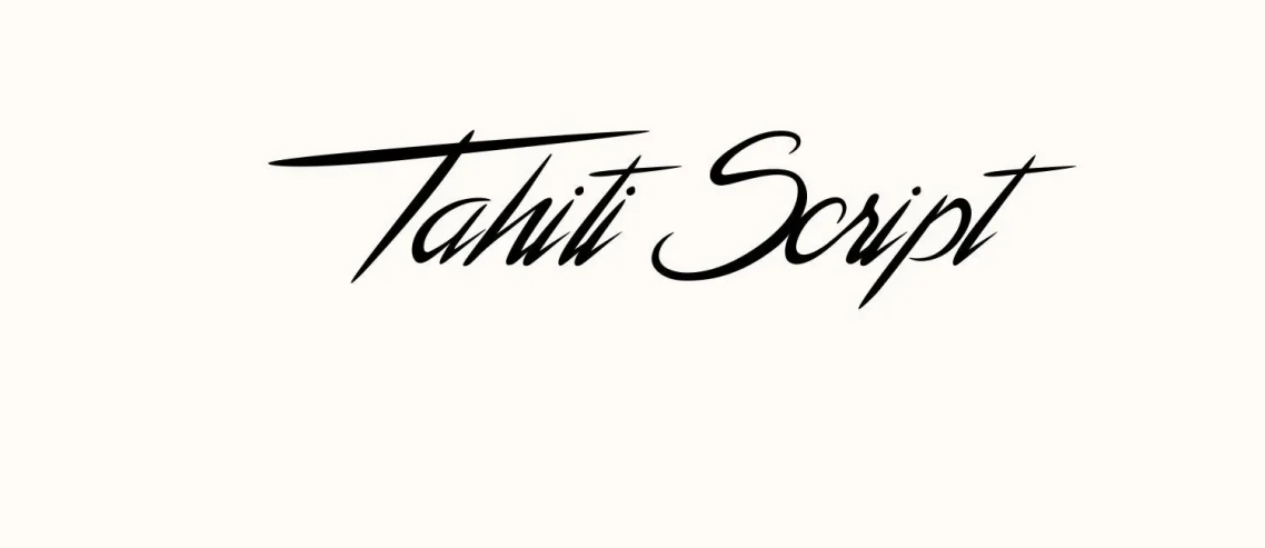Tahiti Script Font