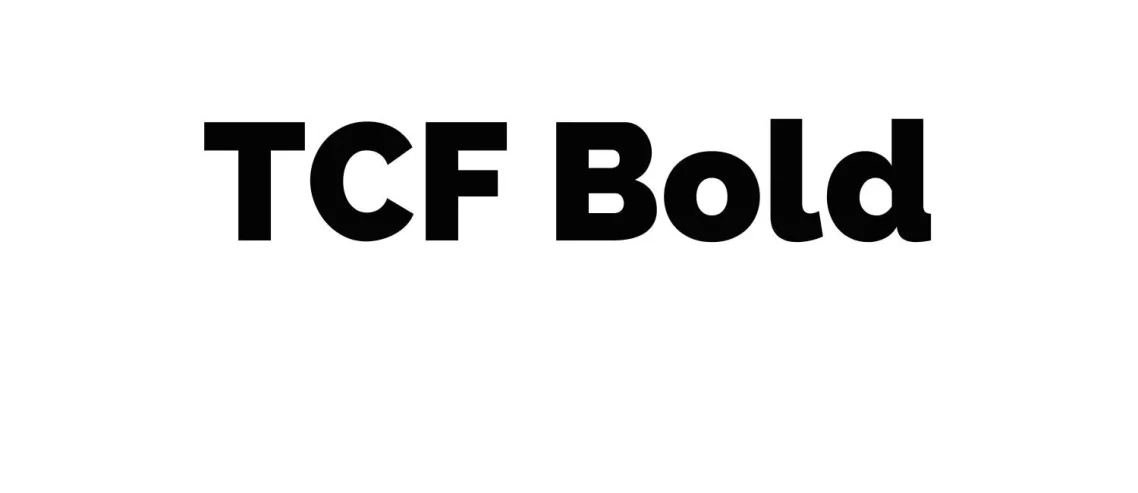 TCF Bold Font