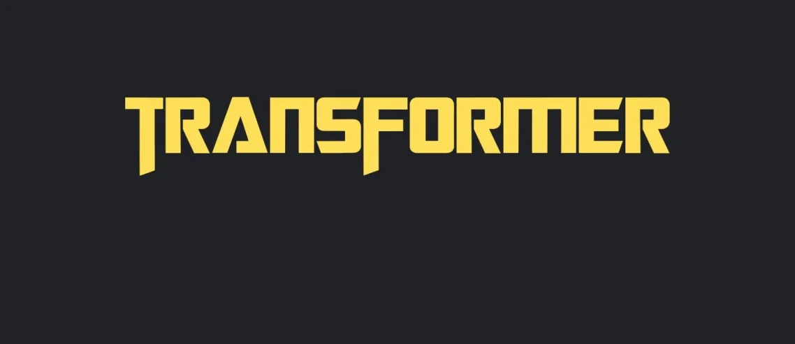 Transformer Regular Font