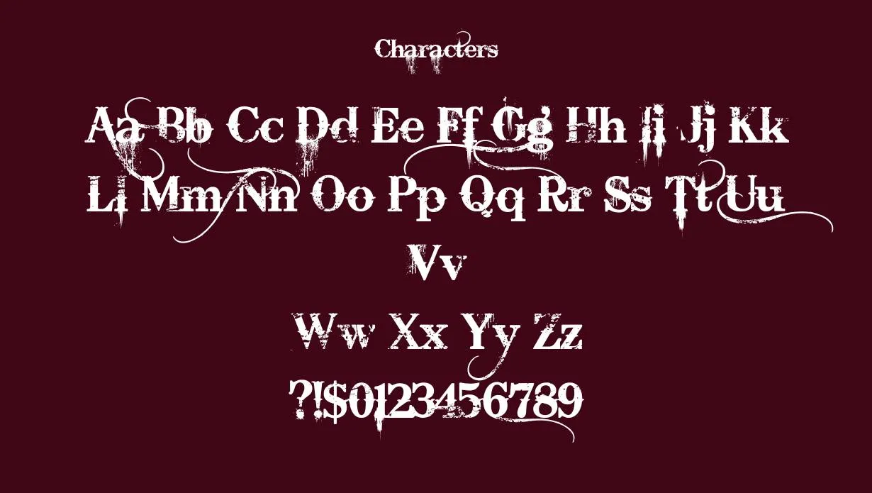 Bleeding Cowboys Font