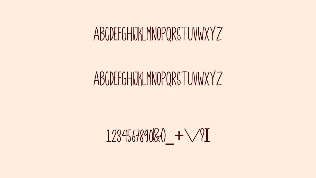 Chamberline and Doodle Vector Font 
