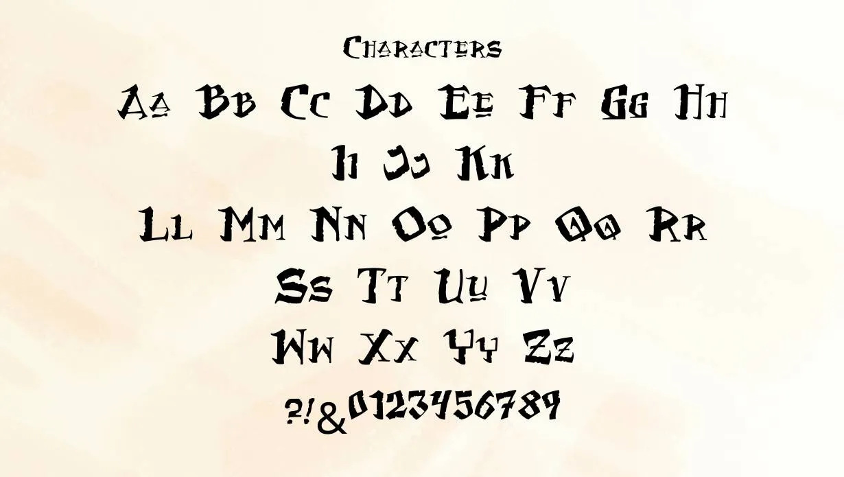 Flat Earth Scribe Font