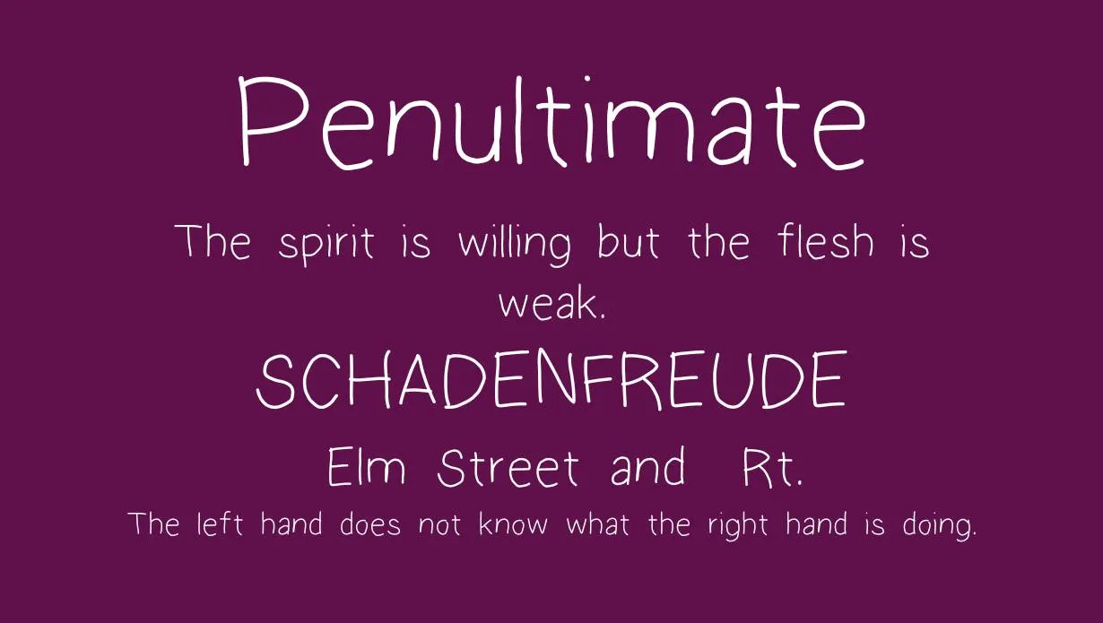 Handwriting Mutlu Font