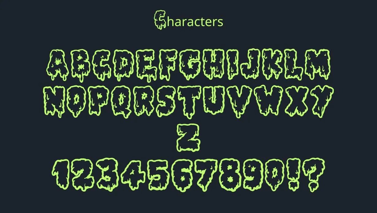 Lethal Slime Font