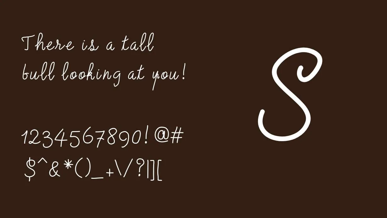 Sugarfree Handmade Font