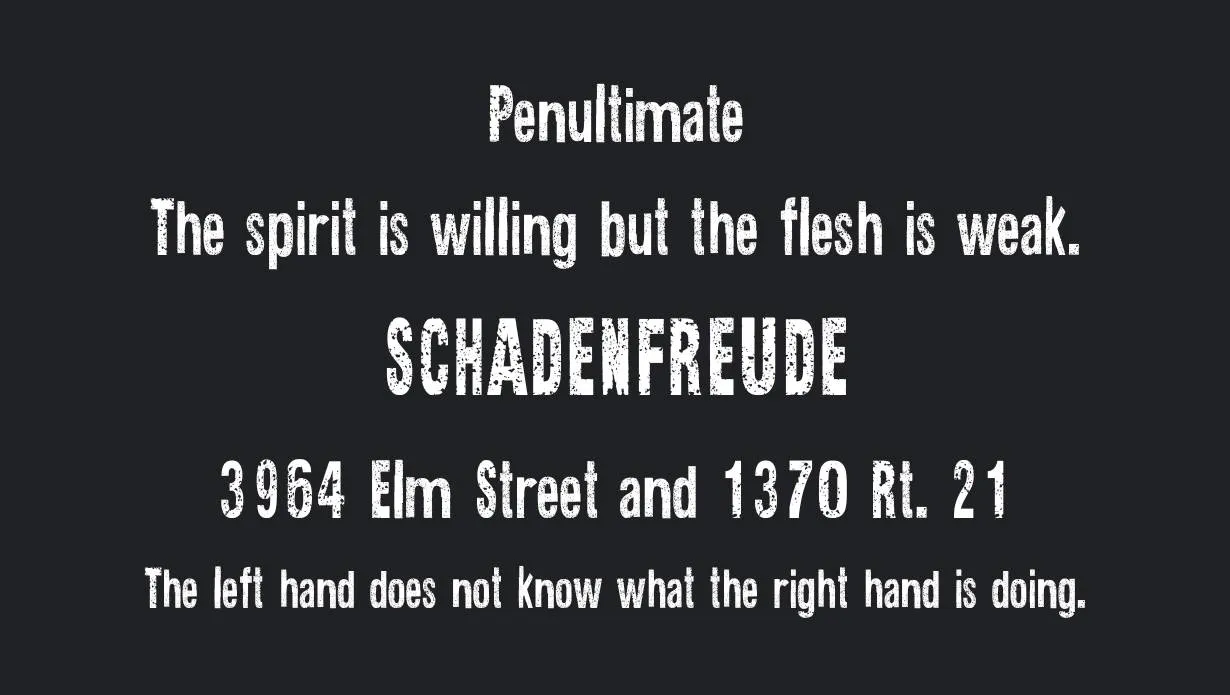 Texture Road Font