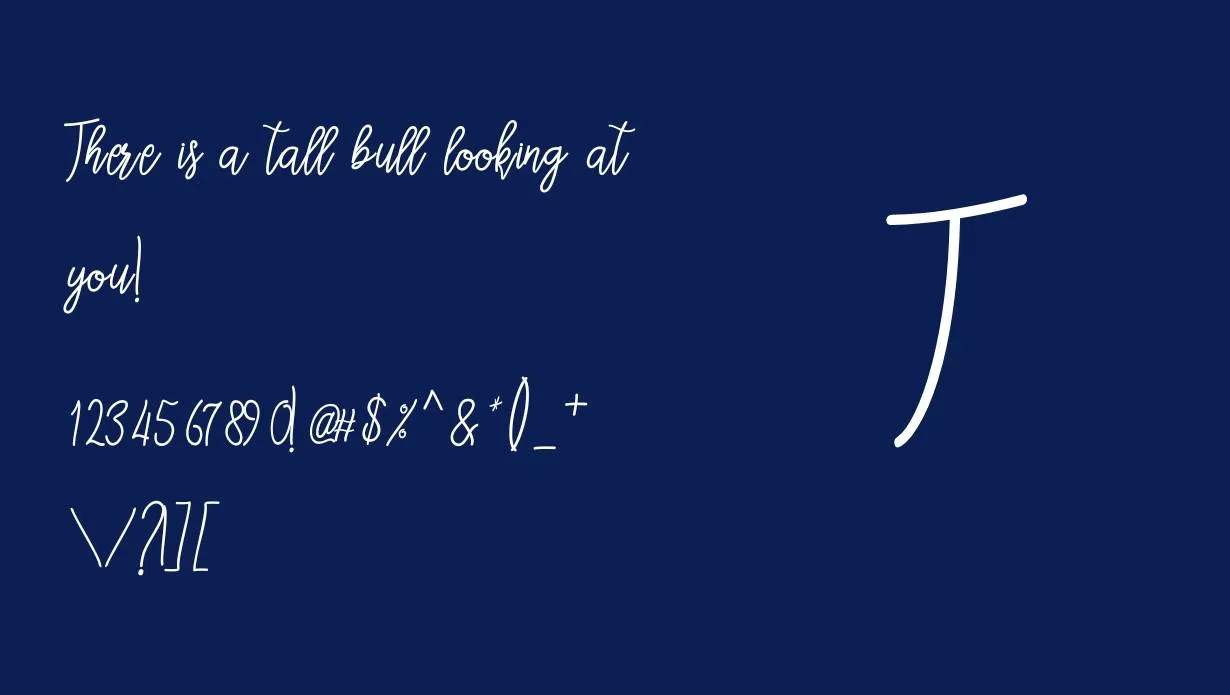 Thastsia Script Font