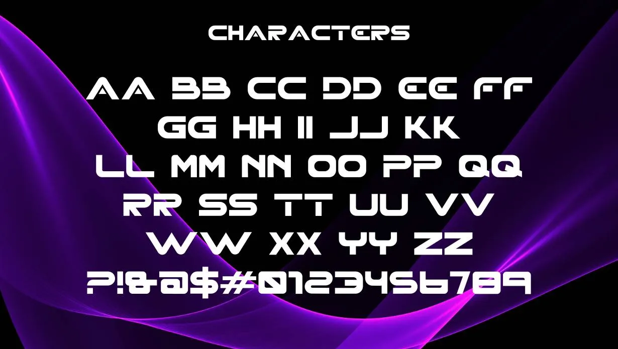 XHarp Futuristic Modern Font