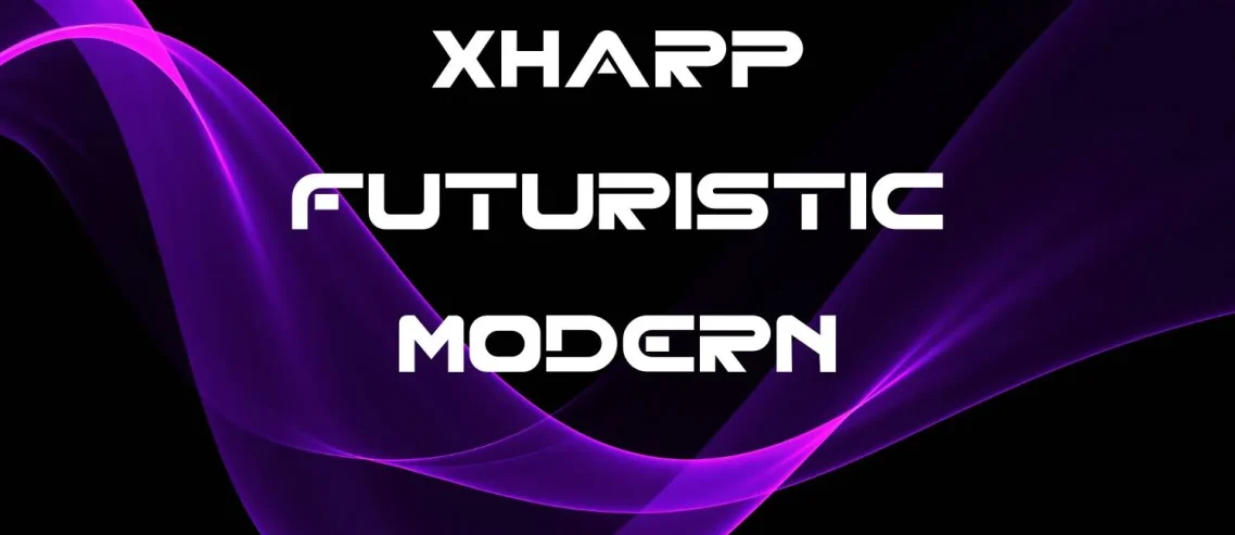 XHarp Futuristic Modern Font