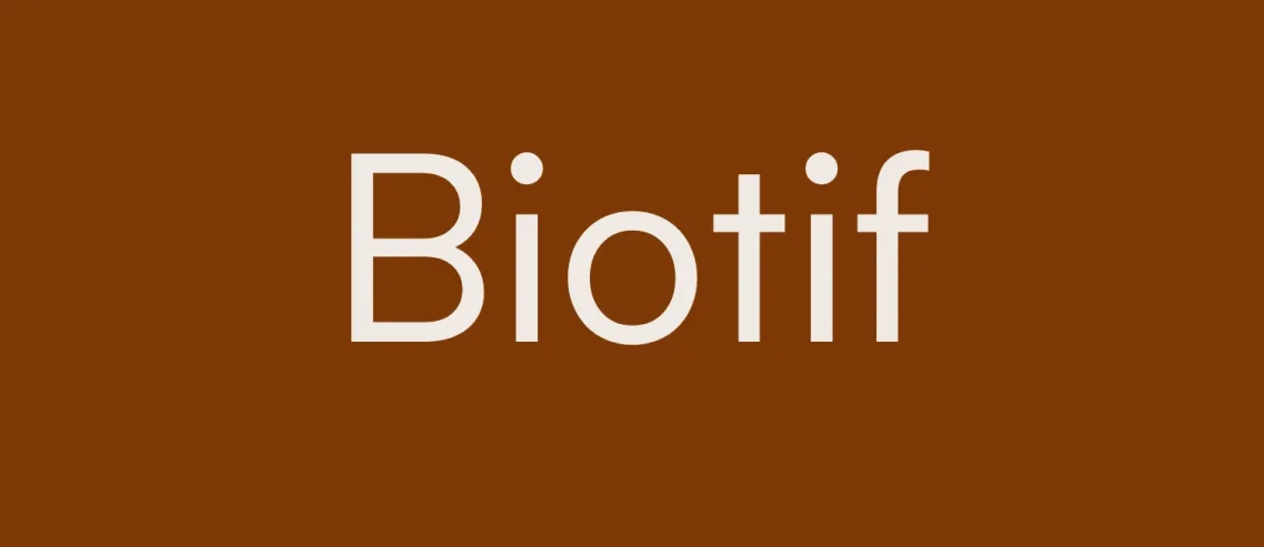 Biotif Font