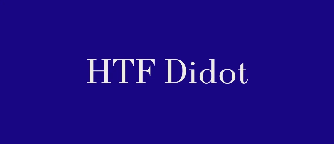 HTF Didot Font