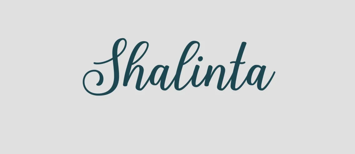 Shalinta Font